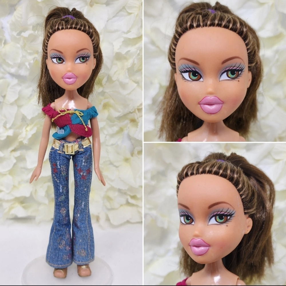 MGA Bratz Campfire Winter Doll Yasmin Brats Brat 2005 Re-Dressed Cute